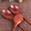 Natural Honey Spoon Kitchen Gadgets Long Handle Dinner Soup Spoon Fork Wooden Spoon Tableware