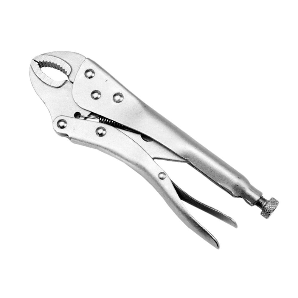 Gebogene Maul-Feststellzange 5 Zoll Schwerlast-Druckzange C-Design Zangen-Schlüssel Fester runder Maul-Kraftschlüssel Stark