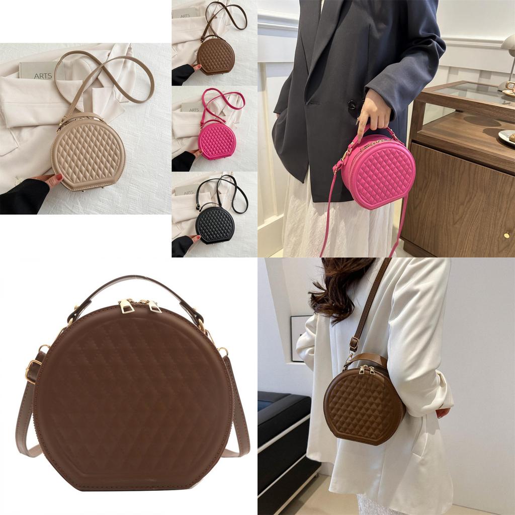 Trendy Street Style 2024 Round Crossbody Bag For Women In Fashionable Colors