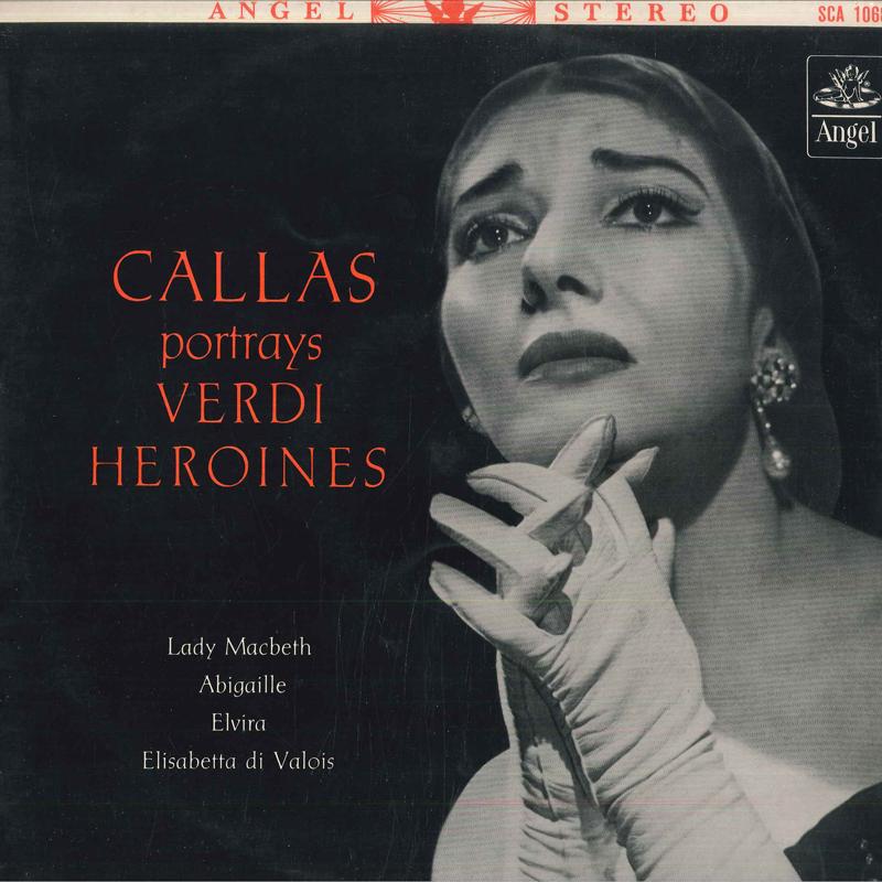 

LP Record MARIA CALLAS Portrays Verdi Heroines SCA1068 ANGEL Japan Classical Used