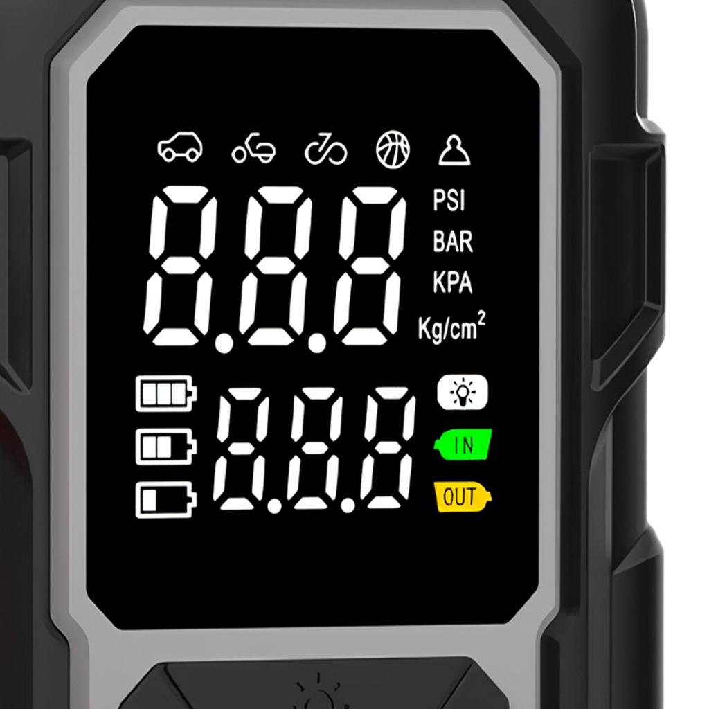 Jump Starter With Air Compressor 12V 4000A Power Bank Dead Car Battery Jump Starter For Inflating Tires Long Trips Urban Road