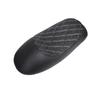 JPMODAO Vintage Motorcycle Seat, PU Leather, Compatible with Various Cafe Racer Models (C-Camel Ridge Diamond White Line)