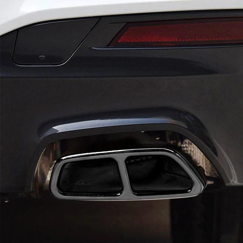 2 ks kufor auta Kryt rámu zadného hrdla Obloženie výfukového potrubia Diely Autopríslušenstvo pre BMW radu 5 G30 2018