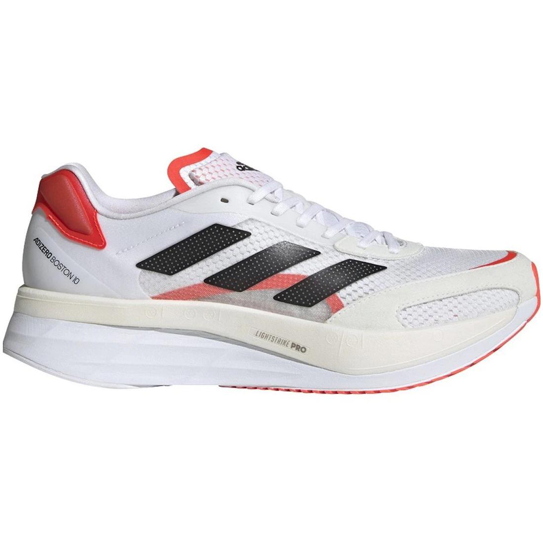 

Sneaker adidas Adizero Boston 10 White Black Solar Red(FY4079) 42