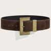 Edgy Studded Punk Belt With Adjustable Length Durability Synthetic Leather for Men and Women