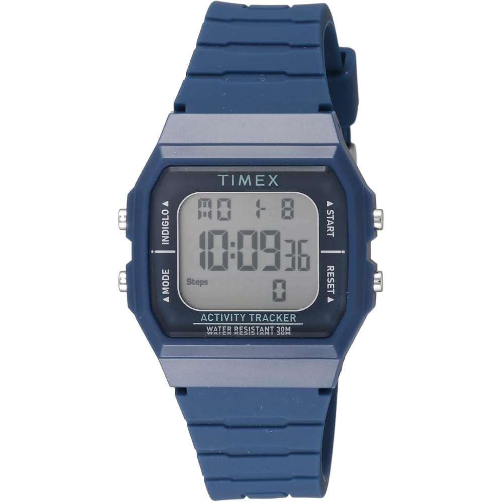 TIMEX Цифровые кварцевые часы-трекер активности и шагов Унисекс TW5M55700 [Оригинал]