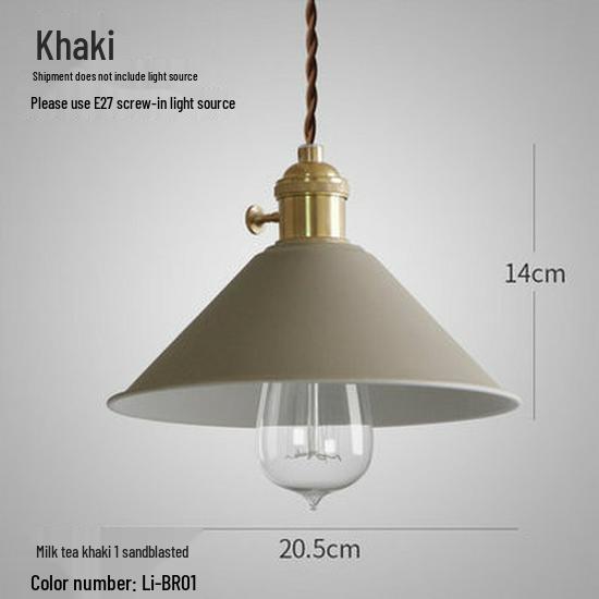 

Nordic Style Single Head Macaron Pendant Light for Clothing Store, Restaurant, or Bedroom Without Light Source