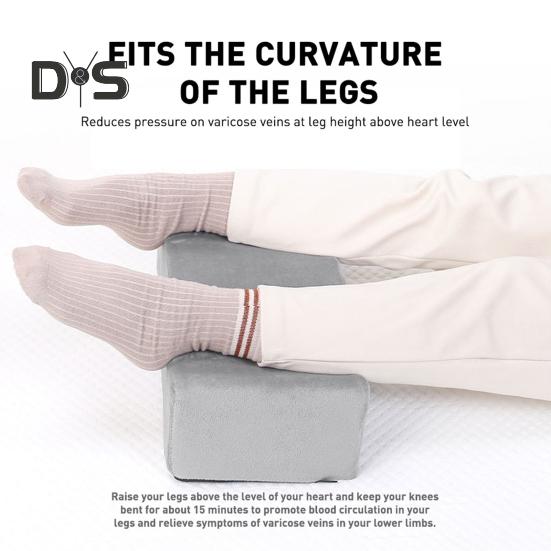 Hip Levage Coussin Memory Foam Butt Lift Pillow Leg Support Cushion for Hip Surgery Recovery Removable Washable Cover Anti-Slip Bottom Leg Supporting
