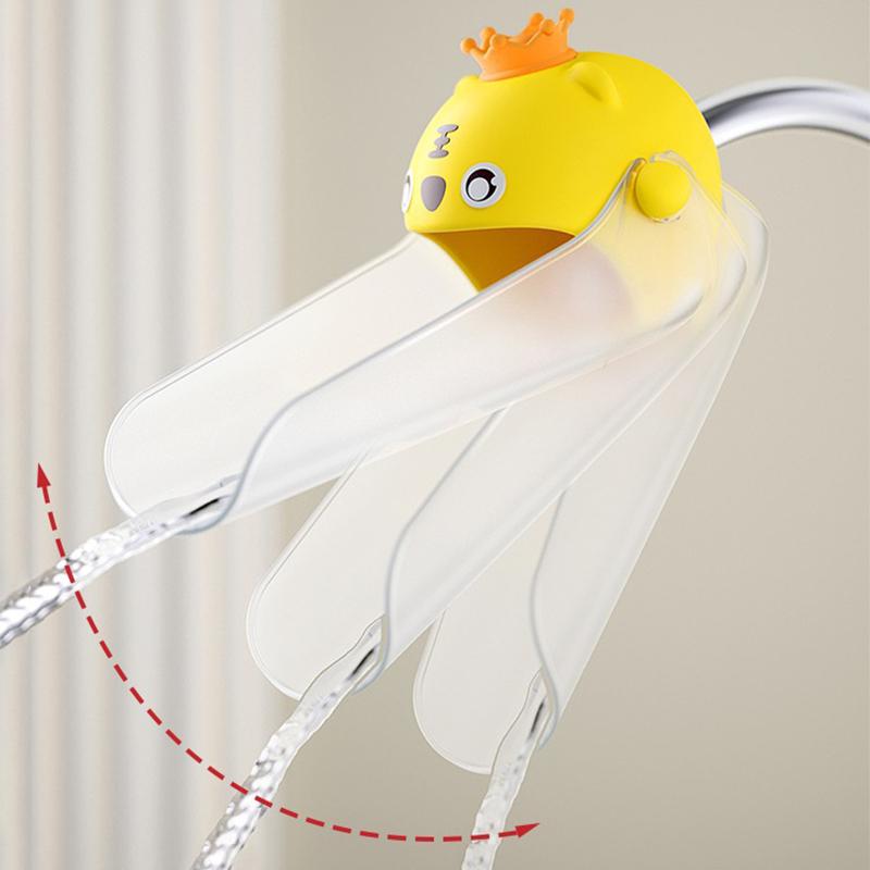Cartoon Faucet Extender For Kids Hand Washing In Bathroom Sink Animals Accessories Kitchen Convenient For Baby Washing Helper