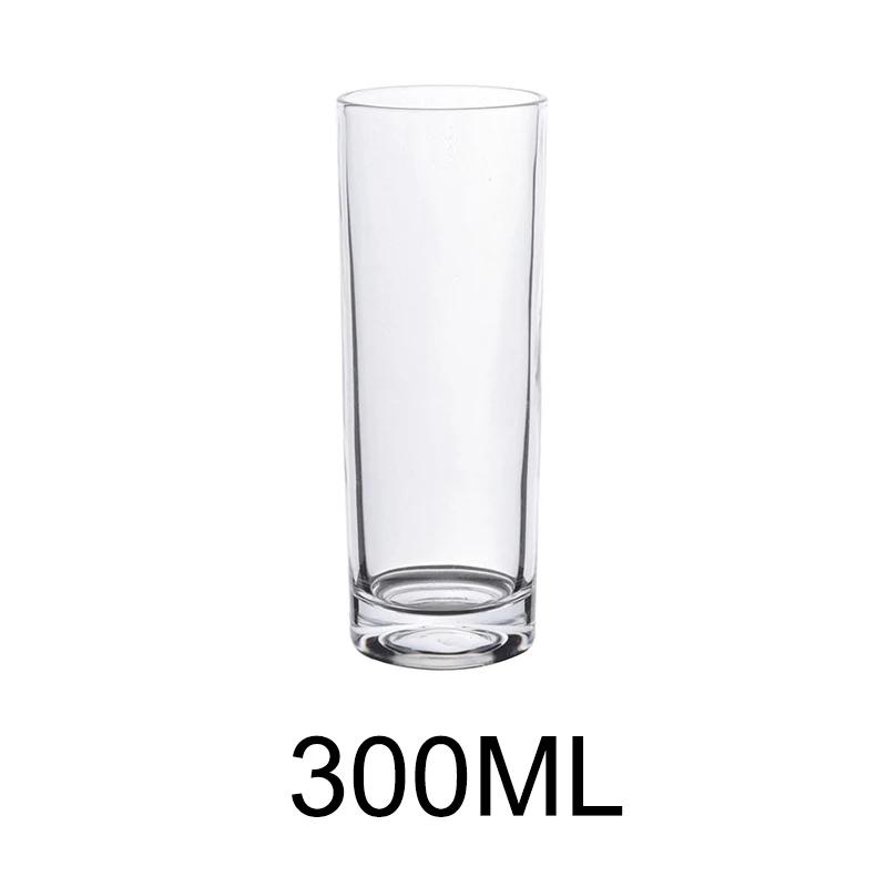 130-315ML Glass Water Cup Transparent Drinking Glasses for Juice Beer Iced Coffee Mugs Drinkware Household Straight Glass Cup