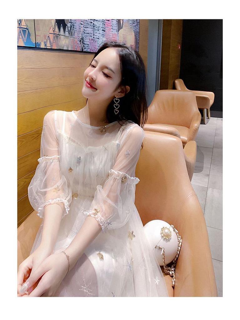 2026 New Women's Small Summer Mori Style Fairy Dress