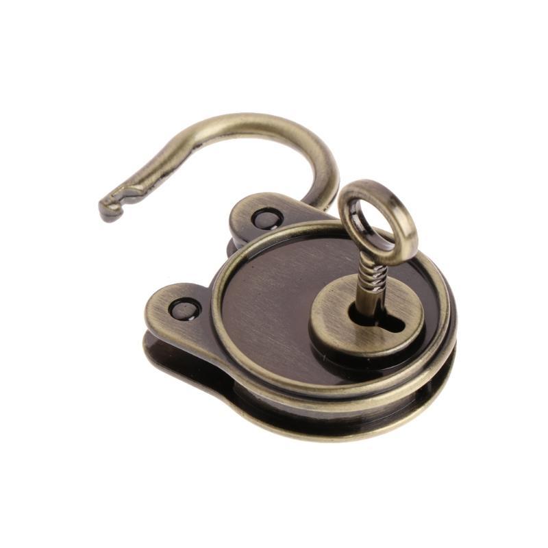 Mini Bear for Head Archaize Padlocks With for Key Metal for Wish Lock Jewelry Box Decorative Padlock for Boys, Girls, St