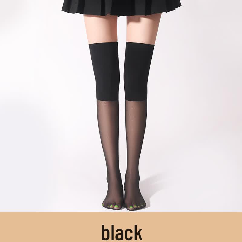 Langsha Women s Summer Thin Knee-High Stockings One Size