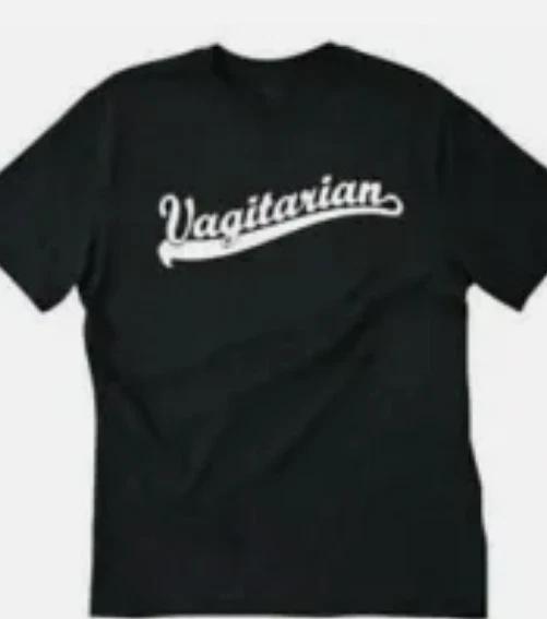 Vagitarian funny T shirt tee L