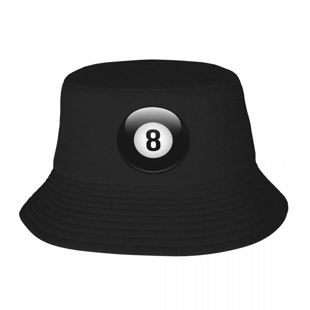 Custom Hot Game Pool Billiard 8 Ball Bucket Hat Unisex WomenOutdoor Sun Summer Camping Fishing Cap