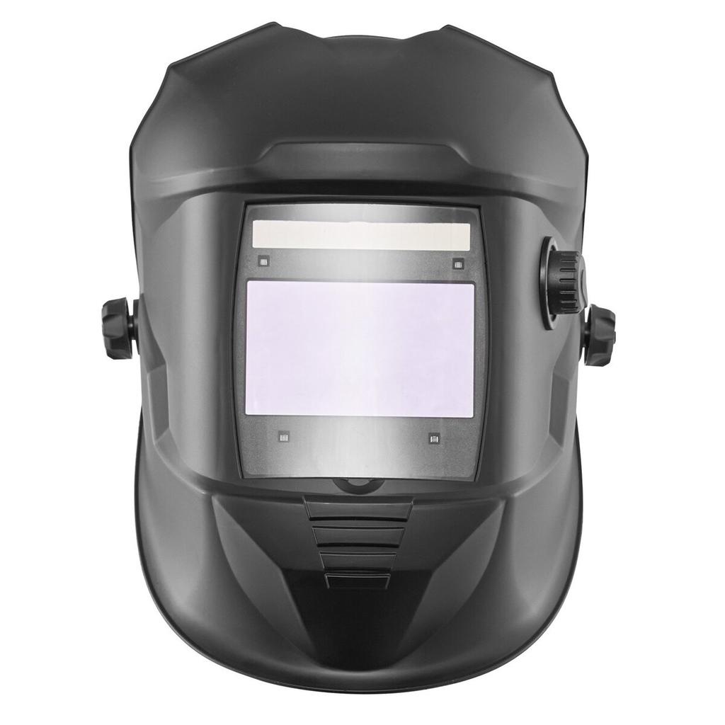 Welding Helmet Auto Darkening, 100 x 59.4 mm True Color Welding Hood, Solar-Powered Welder Mask with 4 Arc Sensors, Wide Shade 4/5-9/9-13 for TIG MIG