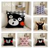 Süßer Kumamon Kissenbezug Leinen Dekorative Kissenhülle Set Stk x x x Atmungsaktiv Waschbar Sofakissenbezug