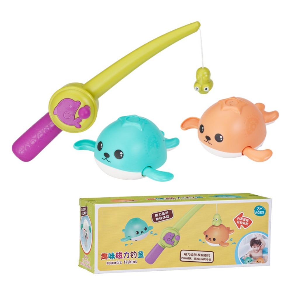 Magnetic fishing Children's small fish Magnetic fishing pool set Toy fishing rod Children's toy fishing fish