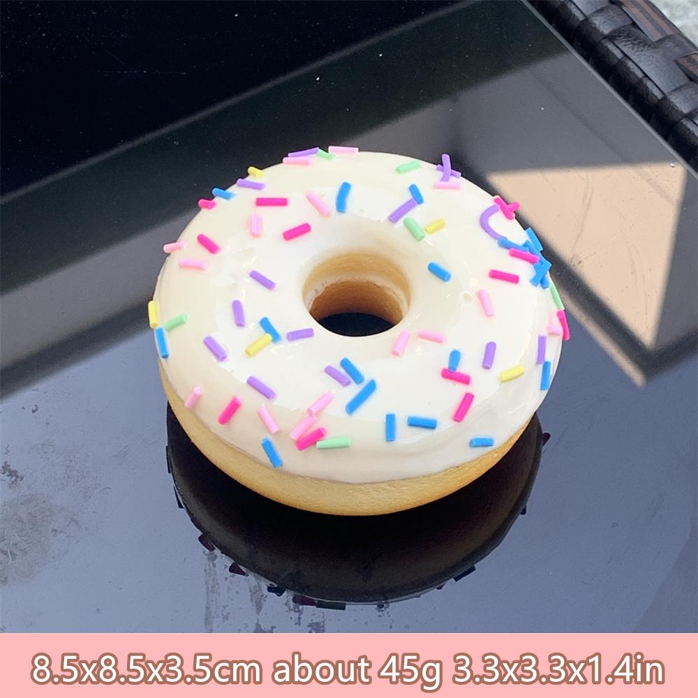 PU Doughnuts Cakes Faux Donut Food Model Bread Party Chocolate Frosting Stress Relief Simulation Wholesale Sugar Sweet Candy Toy