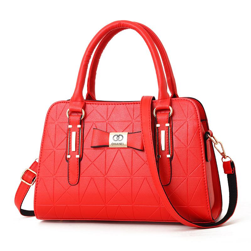 Handbags Women's Bags New Middle-aged Ladies Fashionable Shoulder Messenger Large Capacity Bag