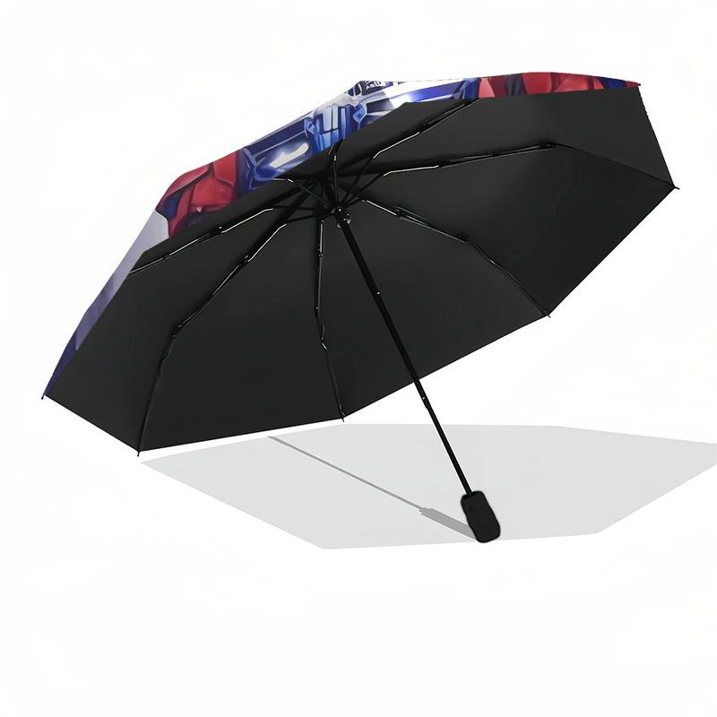 Transformers, Optimus Prime Automatic Opening and Closing, 8 rib Structure Portable Umbrella, Suitable for Men and Women in All Seasons Per