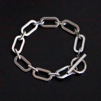 Surgical Steel Bold Round Chain Bracelet for Men and Women (S7161539)