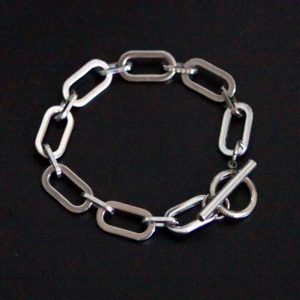 Surgical Steel Bold Round Chain Bracelet for Men and Women (S7161539)