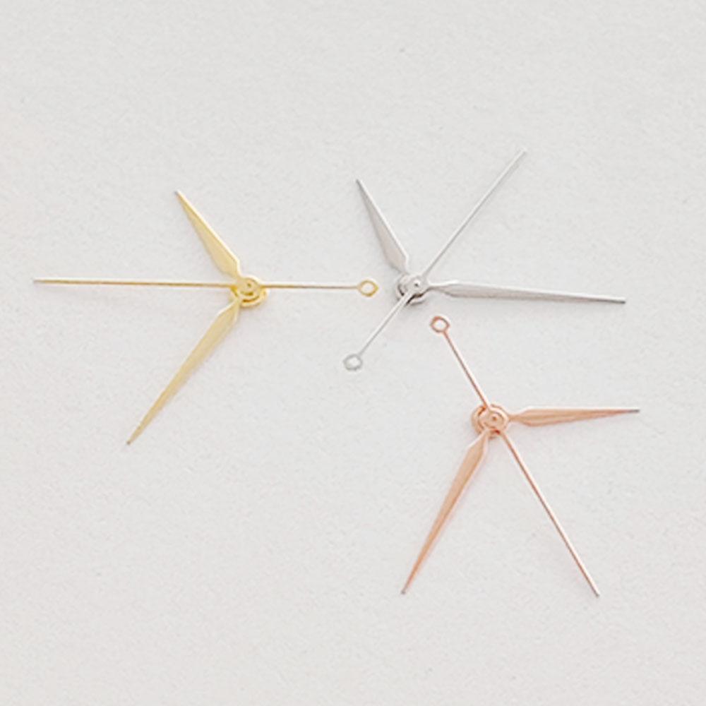 NH35 Watch Hands NH35A NH36 7S36 4R36 No Luminous Diamond Polished Pointers Gold Silver Rose Gold for Seiko Part Needle