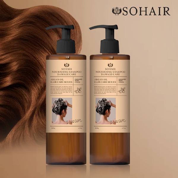 SOHAIR Nourishing Shampoo Damage Care 1000ml x 2