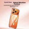 Magnetic Adsorption iPhone 17 Pro Case, Apple 17 Full Protection Cover Transparent Airbag, Wireless Charging Compatible