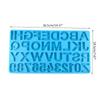 Ręcznie robiony Naszyjnik Kolczyki Forma z Żywicy UV Litery Angielskie Cyfry Wisiorki Formy Silikonowe Alfabet Breloczek Forma do Odlewania