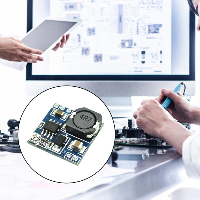 Steps down Power Supply Module 95%Efficiency 3A Current Capacity Wide 4.75V-24V Input Ranges Adjustable 0.95V-15V Output Voltages