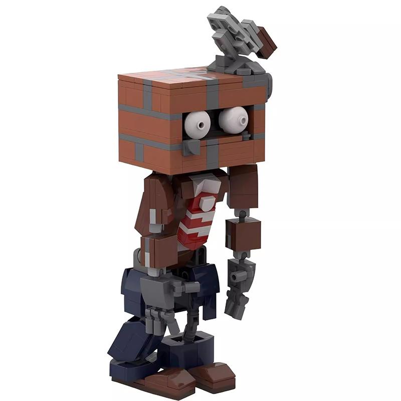 Bricklink MOC Ideen PVZ Spiel Pflanzen und Zombies Kampf Actionfiguren Sets Erbsenschützen Bausteine Kinderspielzeug Halloween Geschenk