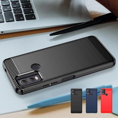 Für Nokia C22 Hülle Abdeckung Nokia C22 Capas Stoßfeste Handy Stoßstange Rückseite Weiches TPU Neu Silikon Kohlefaser Fundas Nokia C 22 C22