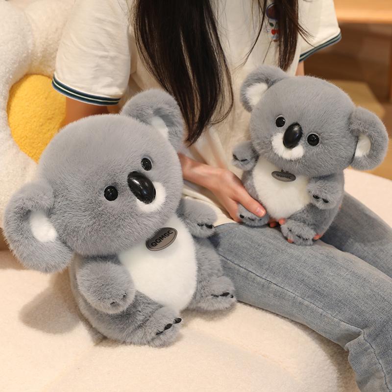 Lifelike Koala Plush Toy Stuffed Animals Koala Bear Baby Doll Kids Sleeping Huggable Pillow for Children Creative Sweet Gifts