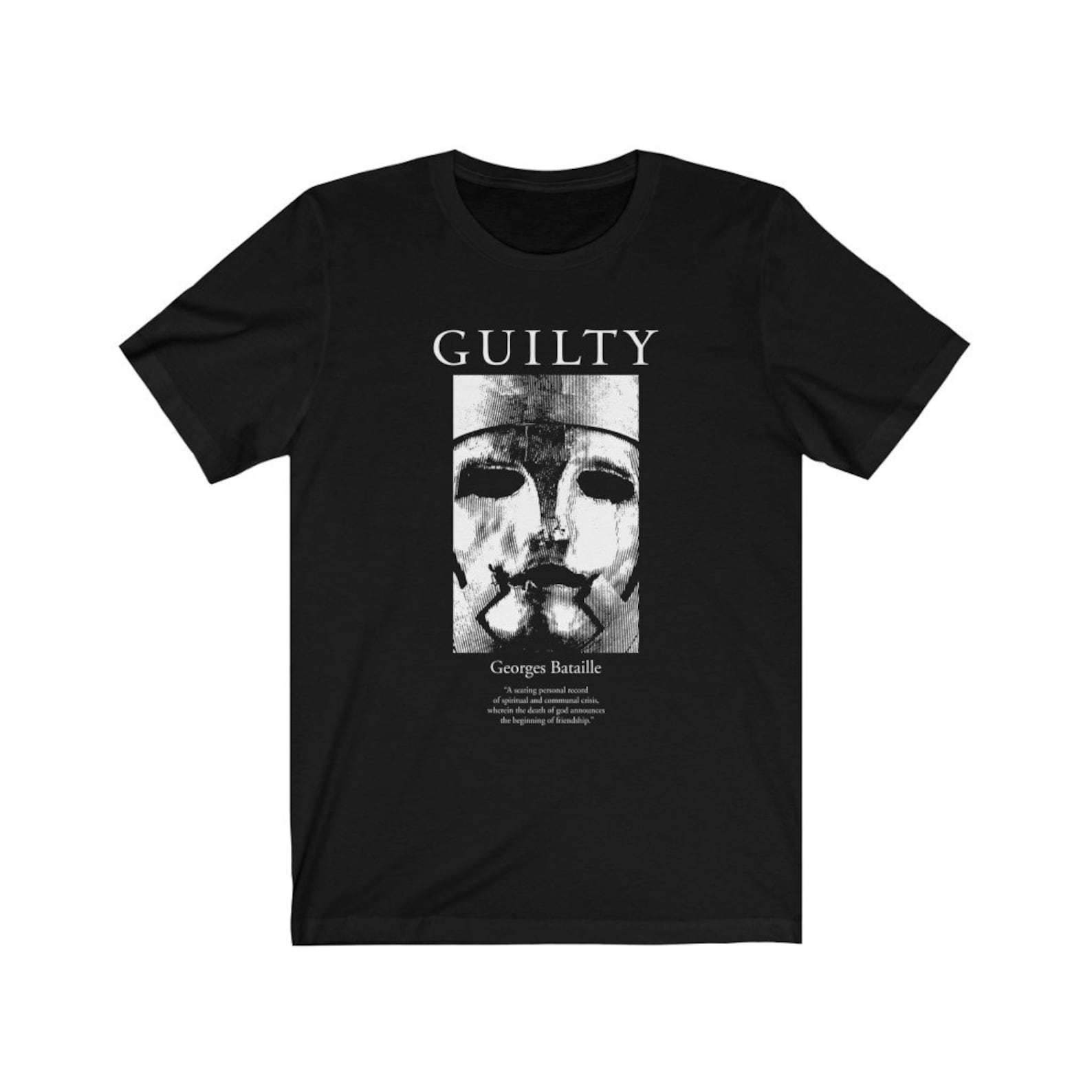 Georges Bataille Guilty Redux Philosophy T-shirt 2XL