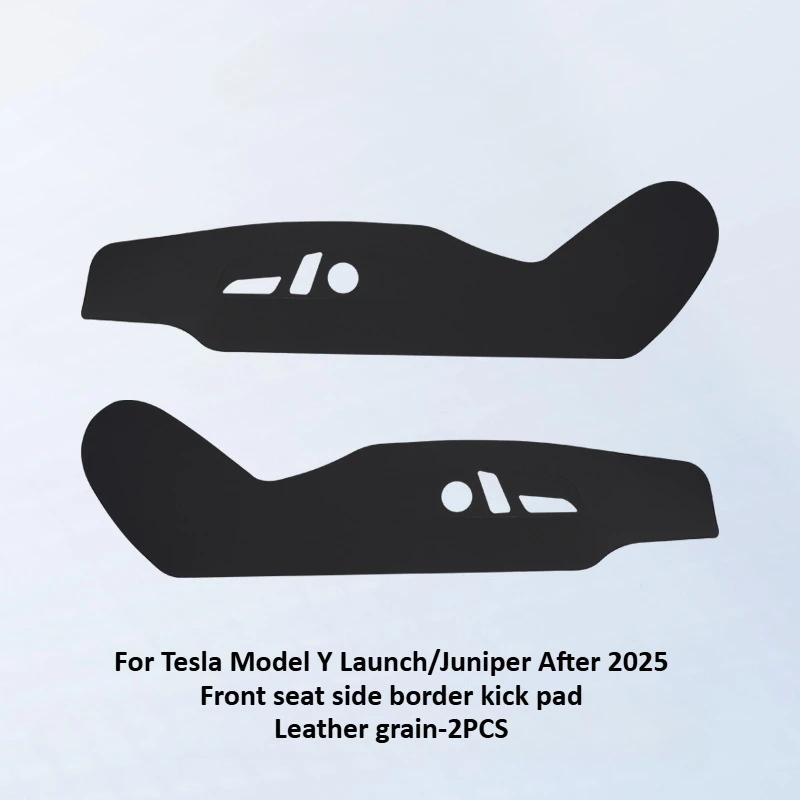 

Car Door Kick Mats for Tesla Model Y Juniper/Model3 Highland Leather Sticker Seat Sides Protective Mats Pad Car Accessories 2025