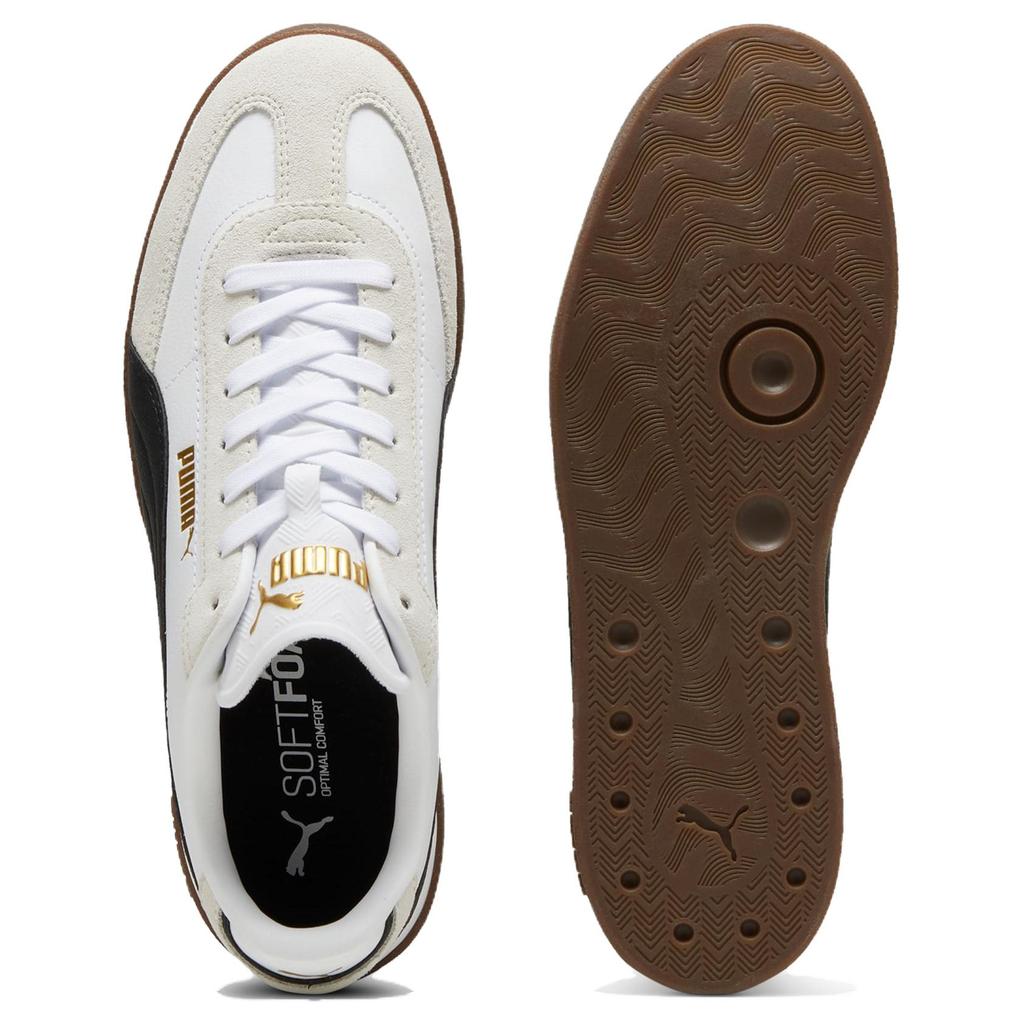 New PUMA Club Low Top Skateboard Shoes Men's White 397447-07