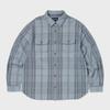 ThIs Is Never That Big Flannel Work Shirt Slate