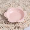 High Footed Ceramics Flower Cat Bowl Plate Prevent Tipping Over Cat Food Bowl Water Plateprotecting Cervical Spine Pet Bowl