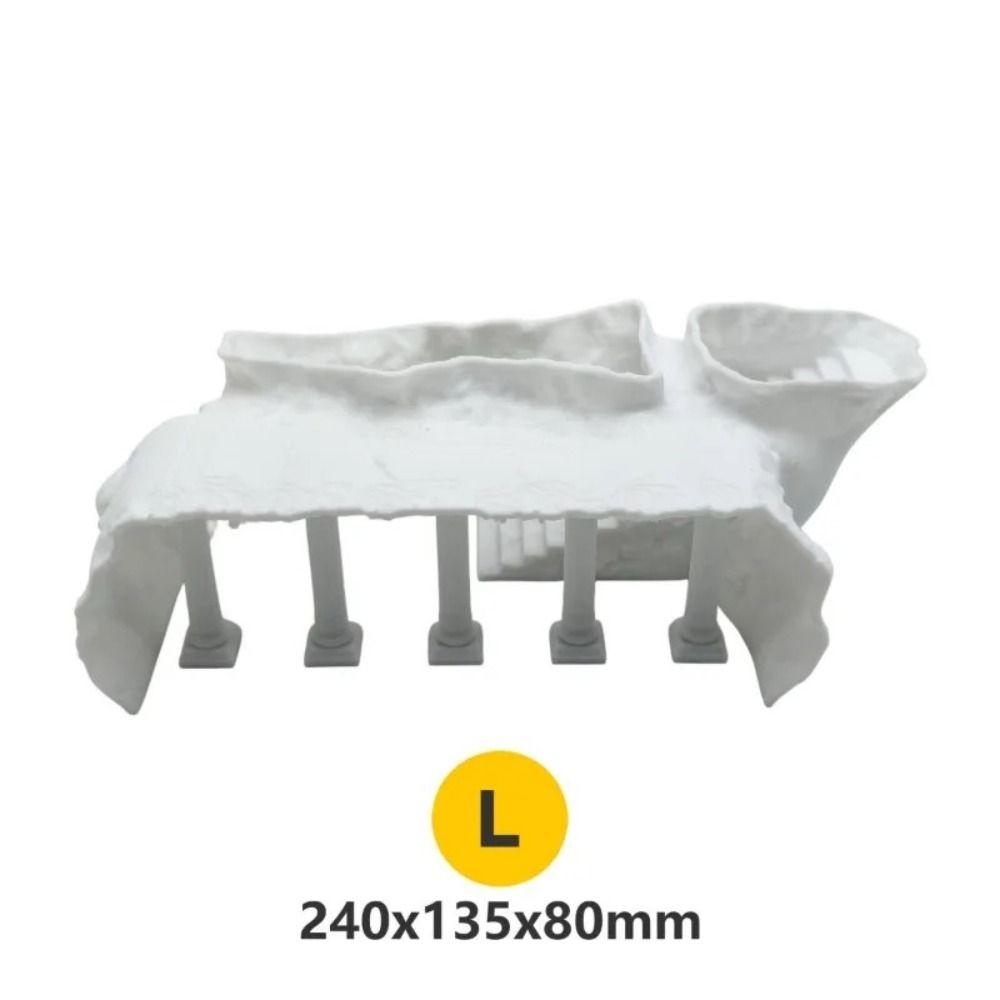 Durable Cave Shape Fish Tank Cave Hiding House 3D Printing Artificial Roman Column Aquascaping Decor Aquarium Decor