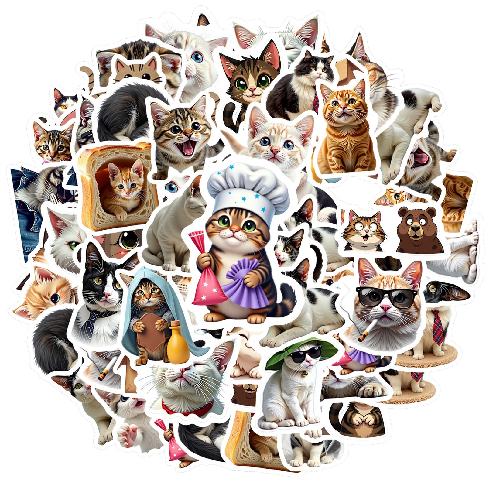 35pcs-50pcs Playful Humorous Art Stickers Cartoon Cartoon Characters Stickers Stickers For Laptop
