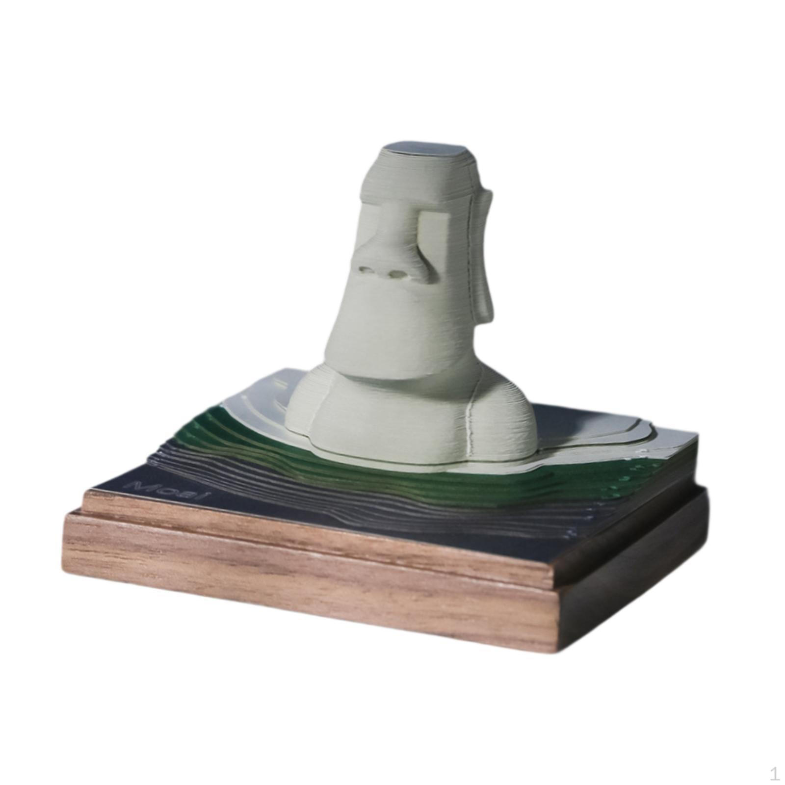 

Календар Time Piece 3D Art DIY Майстерність, твір мистецтва, унікальний робочий стіл для блокнотів, що розривається Face