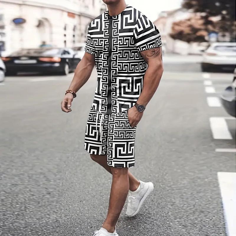 

Модный мужской костюм с принтом паука, летний дорожный костюм, спортивная футболка, шорты, двухсекционный мужской костюм для вечеринки и бассейна большого размера 5XL