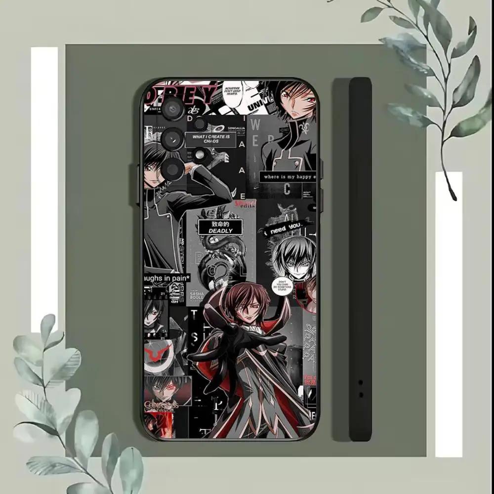 luxury comic cartoon Code Geass  Phone Case For Samsung S25,S24,S21,S22,S23,S30,Ultra,S20,Plus,Fe,Lite,5G Black Cover