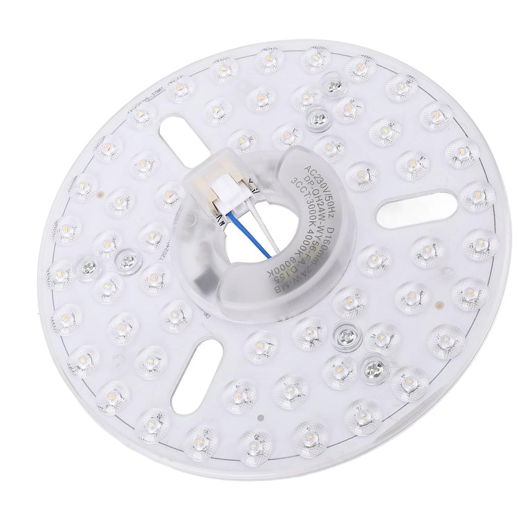 6.3in LED Ceiling Fan Light Kit Magnetic 24W Dimmable 3CCT 3000K 4000K 6000K Ceiling Fan Light Replacement Panel 230V