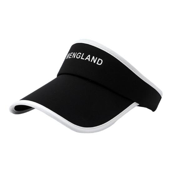 

Sun Hat Hollow-Top Design Large Coverage UPF50+ UV Brim Full Face Protection Hat Lightweight Summer Travel чорний
