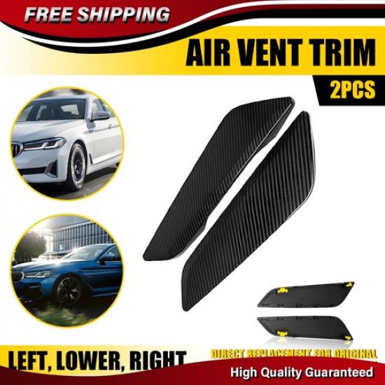 Pair Left and Right Fender Panel Air Vent Cover For 2017-2023 BMW G30 5 Series