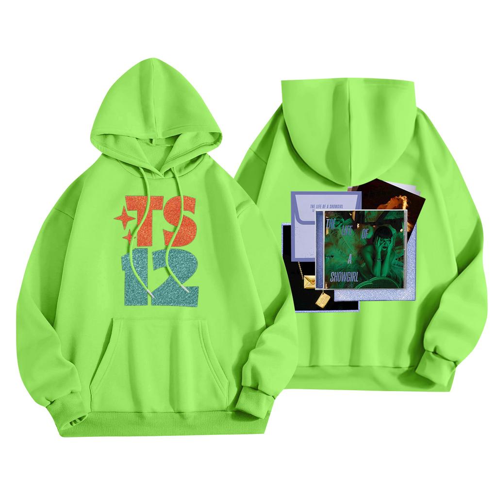 Women's Fashion Lightweight Long Sleeve Pullover With Pockets  Print Hoodie