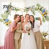 Heart Balloon Arch Wedding 3 Pcs 5.7 Ft Stand, Gold Metal Shape Photo Backdrop Stand Frame with Base for Proposal Ceremony Valentine's Day Engagement